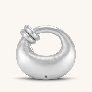 Silver Circular Handbag